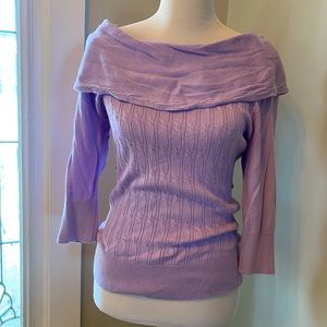 New York & Company purple sweater. Size small